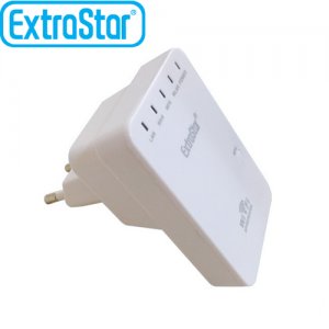 Repeater Πρίζας Mini Router Wifi ExtraStar DU5 2.48GHZ