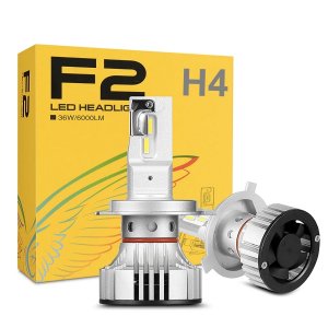 Φώτα 12.000LM Αυτοκινήτου CREE LED Kit H4 - 6500Κ - 72W - CAN BUS (2x6000lm)
