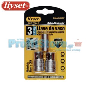 Καρυδάκια Εξάγωνα Liyset Σετ 3 Τεμαχίων 6.3 - 8mm