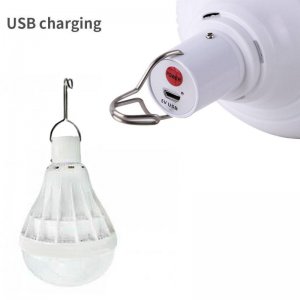 LED Επαναφορτιζόμενη Λάμπα Νυχτός USB - LED Bulb Night Lamp 50W