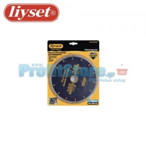 Διαμαντόδισκος Κοπής Δομικών Υλικών με Εγκοπές Liyset 180mm