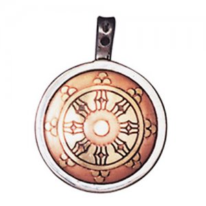 Φυλαχτό Dharma Wheel – Για Τελειότητα και Καλή Τύχη