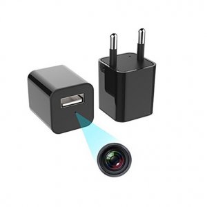 Φορτιστής Κινητού με Κρυφή Κάμερα Full HD USB