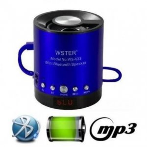 Φορητό Ηχείο WS-633BT με microSD,USB Player και Ραδιόφωνο