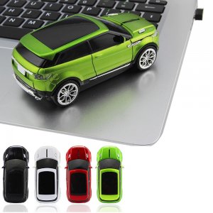 Ασύρματο USB Ποντίκι Αυτοκίνητο 2.4GHZ με LED Φωτισμό Range Rover
