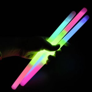 Τρίχρωμο Νέον Φωσφοριζέ Ραβδί για Πάρτυ - Glowing Neon Stick 30 cm 10 Τεμάχια