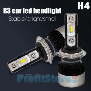 Mini Led Λάμπες Φώτα H4 Focus Αυτοκινήτου 110w (2x55W) 8000lm (2x4000lm) - Car Headlight Σετ 2 Τεμάχια