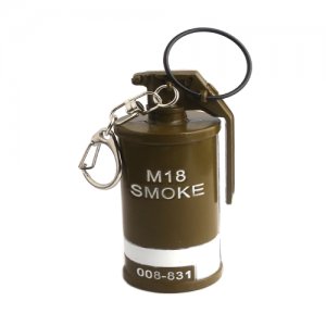 Μεταλλικό Μπρελόκ για Κλειδιά - PUBG Stun Grenades M18 SMOKE Key Chain