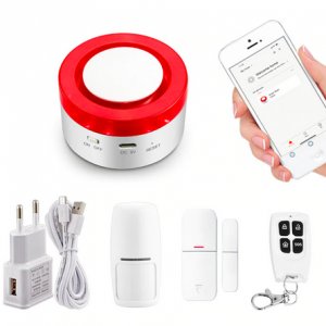Wifi Smart Siren Σύστημα Συναγερμού 2 σε 1 με 120dB