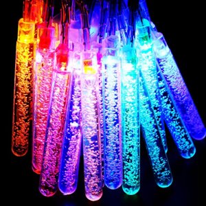 Water Bubble Λαμπάκια 50LED Με 10μ.  Μαύρο Καλώδιο