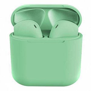 Ασύρματα Ακουστικά Αφής - inPods 12 Bluetooth Earphones With Charging Box με Αυτόματη Σύνδεση Pop-up στο Κινητό - Πράσινα Macaron