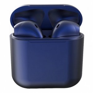 Ασύρματα Ακουστικά Αφής - inPods 12 Bluetooth Earphones With Charging Box με Αυτόματη Σύνδεση Pop-up στο Κινητό - Μπλε Macaron