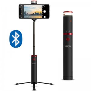 Ασύρματο Τρίποδο Selfie Stick με Φλας Φωτισμό Bluetooth - Wireless Remote Control