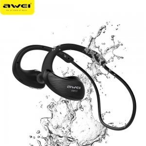 Αδιάβροχα Ασύρματα Ακουστικά Bluetooth για Τρέξιμο &amp; Άθληση V4.1 - AWEI Wireless Sport Headset Handsfree