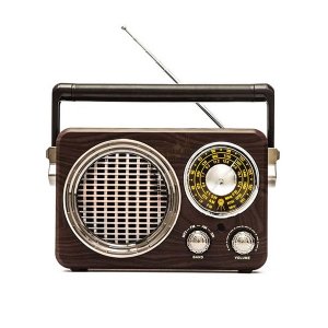 Retro Φορητό Επαναφορτιζόμενο Ραδιόφωνο Meier - Multimedia Ηχείο MP3 Player με Bluetooth, USB, SD, AUX, FM Radio CMIK MK-612