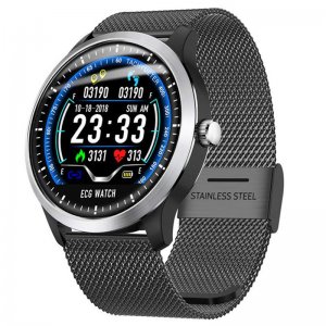 Αδιάβροχο Ρολόι SmartWatch με Ζωντανό Καρδιογράφημα - Μέτρηση Παλμών, Βημάτων, Θερμίδων, Πιεσόμετρο, Ύπνου &amp; Αθλητικές Δραστηριότητες Activity Tracker