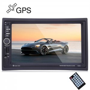 Multimedia GPS Οθόνη Αφής 7 TFT 2DIN με Ελληνικό Μενού Αυτοκινήτου Bluetooth, MP3 Player, USB, 2 x SD, AUX, FM, Ενισχυτή 4x60W &amp; Χειριστήριο