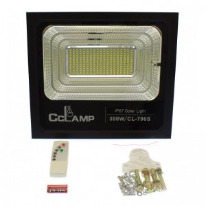 Ηλιακός Solar Dimmable Προβολέας Αδιάβροχος 200W με Φωτοβολταϊκό Πάνελ, Τηλεκοντρόλ και Χρονοδιακόπτη IP67