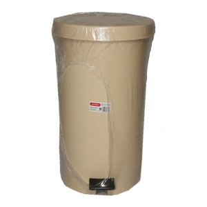 Στρογγυλός Κάδος Απορριμάτων 35 L  Μπεζ