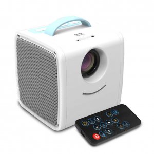 Mini Παιδικός Φορητός Βιντεοπροβολέας Led Multimedia USB, SD, HDMI, AV Προβολέας - Προτζέκτορας Projector Home Cinema με Τηλεχειριστήριο