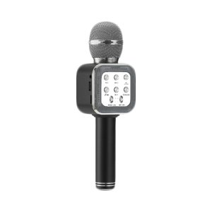 Ασύρματο Bluetooth Mικρόφωνο KARAOKE &amp; Hi-Fi Hχείο WSTER WS-1818 Μαύρο