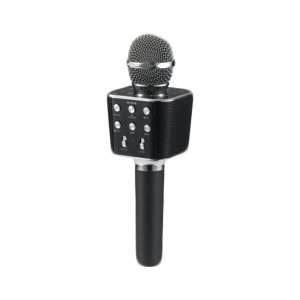 Ασύρματο Bluetooth Mικρόφωνο KARAOKE &amp; Hi-Fi Hχείο WSTER WS-1688 Μαύρο