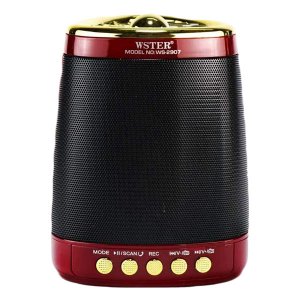 Ασύρματο Ηχείο Bluetooth Wster WS-2907  Κόκκινο