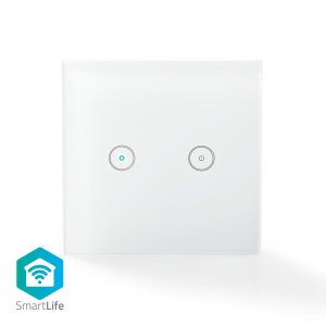 Διπλός Διακόπτης Αφής Wi-Fi Smart Light Switch Dual για Φωτιστικά