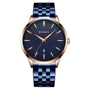 Ανδρικό Ρολόι Curren Blue - Stainless Steel Analog Watch For Men
