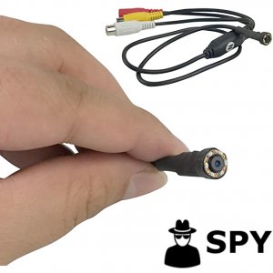 Ultra Mini Κρυφή Κάμερα Παρακολούθησης 2.0MP 5x0.6cm - CCTV Mini Spy Camera - Καταγραφή Ασπρόμαυρης Εικόνας &amp; Ήχου