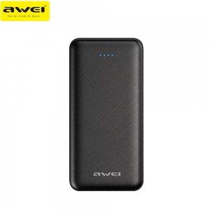 Φορητός Φορτιστής με 2 Θύρες - Awei Power Bank P47K 20000mAh Μαύρο