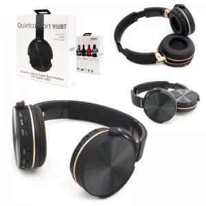 Ασύρματα On-Ear Ακουστικά Bluetooth με Aux, SD,TF, FM Radio &amp; Μικρόφωνο - Foldable Wireless Super Bass Headset OEM