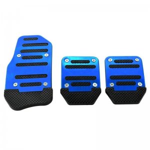 Αντιολισθητικά Πεντάλ Αυτοκινήτου - 3τμχ - Non Slip Car Pedal Μπλε