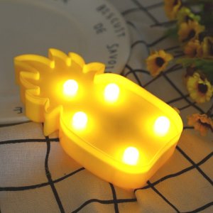 Φωτιστικό Μπαταρίας Μίνι Ανανάς 5 LED