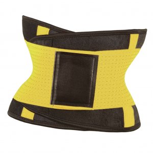 Ελαστική Ζώνη Μέσης Shapers Power Belt για Σύσφιξη &amp; Τοπικό Αδυνάτισμα - Body Shaper Belly Trainer Κίτρινο