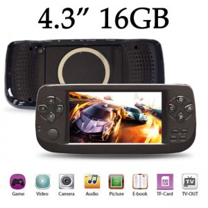 Ρετρό Κονσόλα Παιχνιδιών PAP KIII 4.3 ιντσών HD με Ενσωματωμένα 3000 Κλασικά παιχνίδια 64 bit &amp; Υποστήριξη AV