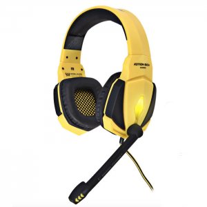 Στερεοφωνικά Ακουστικά KOTION EACH USB Gaming Headset Κίτρινο