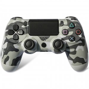 Ασύρματο Χειριστήριο PS4 με Λειτουργικό Ηχείο - Doubleshock - Συμβατό με Υπολογιστές - CTR Wireless Controller Γκρι Παραλλαγής