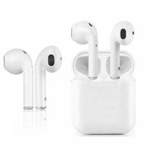 Ασύρματα Ακουστικά TWS Bluetooth 5.0 με Κουμπί, Καλώδιο &amp; Θήκη Φόρτισης - Wireless Earphones