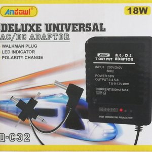 Γενικός Αντάπτορας Τροφοδοσίας AC , DC 500mA ANDOWL - Universal Power Supply Adapter