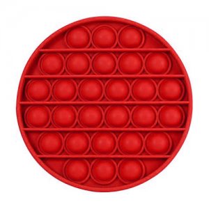 Poppy Αγχολυτικό Παιχνίδι Anti-Stress Ανακούφισης - Fidget Bubble Pop Κύκλος Κόκκινο