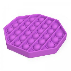 Poppy Αγχολυτικό Παιχνίδι Anti-Stress Ανακούφισης - Fidget Bubble Pop Πολύγωνο Μωβ