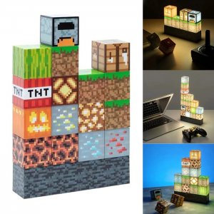 Minecraft Διακοσμητικό Φωτιστικό LED USB Blocks OEM