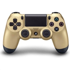 Ασύρματο Χειριστήριο PS4 με Λειτουργικό Ηχείο - Doubleshock - Συμβατό με Υπολογιστές - CTR Wireless Controller Χρυσό