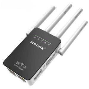 Ασύρματο WiFi N Router,Repeater 300Mbps Pix-Link LV-WR09 Μαύρο