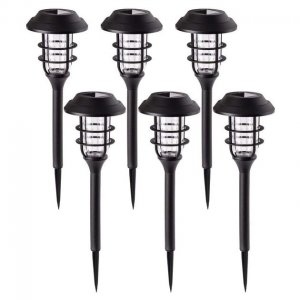 Σετ 6 Ηλιακά Φωτιστικά Κήπου Καρφωτά LED Solar Garden Light OEM
