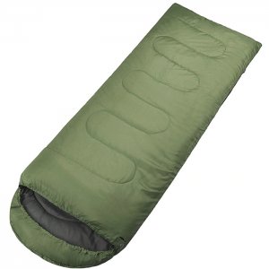 Μονός Υπνόσακος με Κουκούλα 200x75cm - Sleeping Bag Χακί OEM