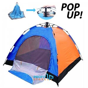 Pack &amp; Go I - Αυτόματη Pop Up Σκηνή για Camping 4 ατόμων Καλοκαιρινή - Sun Shade 2,1x2,1x1,45m