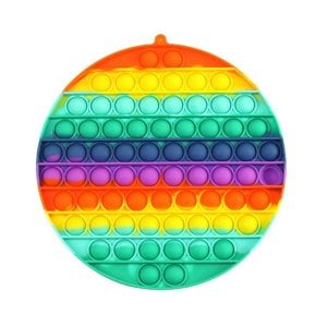 Poppy Πολύχρωμο Αγχολυτικό Παιχνίδι Anti-Stress - Fidget Bubble Pop it Γίγας 20cm OEM