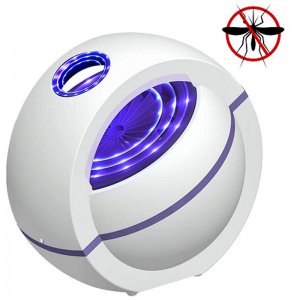 Ηλεκτρική Εντομοπαγίδα UV LED Νέας γενιάς με Αναρρόφηση 360ᵒ Photocatalysis Inhaled Mosquito Killer USB